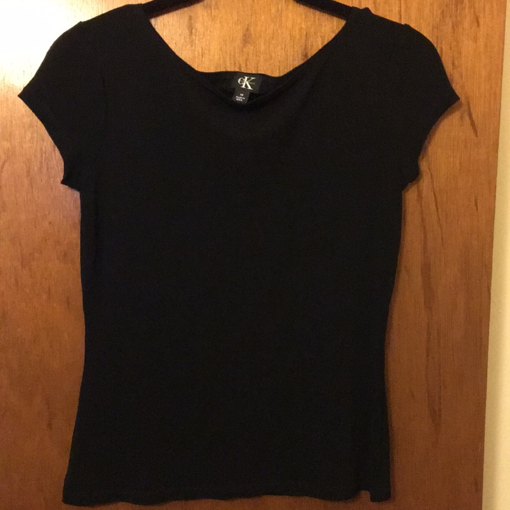 Calvin Klein black short sleeved xsmall top